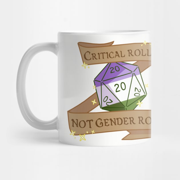 critical rolls not gender roles (genderqueer) by annieloveg